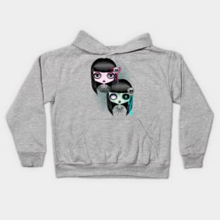 Zombie Doll The Dark Side Kids Hoodie